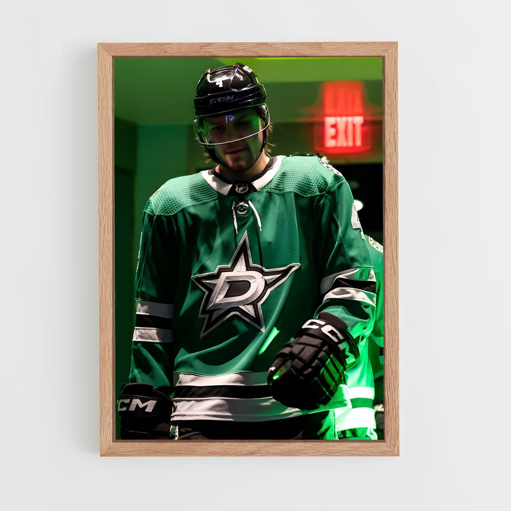 Poster Miro heiskanen – affiche Hockey sur glace (vue 4)